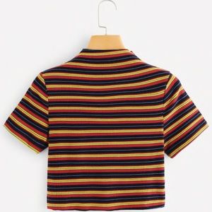 Stripe Crop Top
